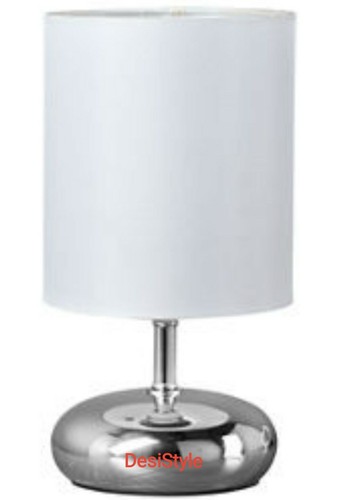 New white shade silver ceramic - new,