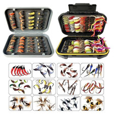32-148Pcs Fly Fishing Dry/Wet