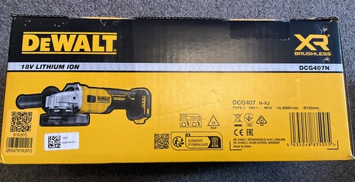 Dewalt dcg407n 18v cordless - 18v,