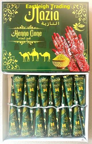 Brown henna cones tubes - ,