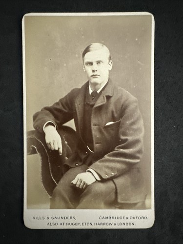 Cdv young man - by, hills