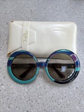 Emilio Pucci Original 70s Printed Sunglasses - Pristine!