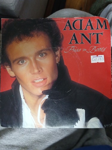 Signed adam ant single - signed,