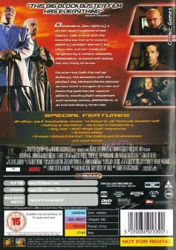 Daredevil dvd 2003 - daredevil,