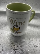 I’d Rather Be Drinking Wine Mug Cup Coffee Tea Drinkware History And Heraldry