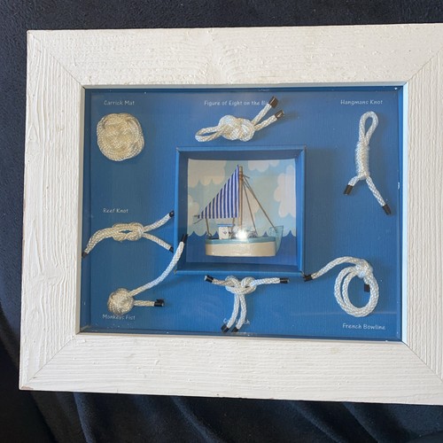 Box framed knot - display, with
