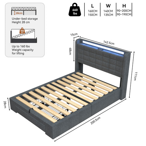 New ottoman storage - new,