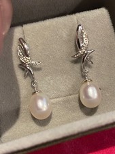 18ct gold pearl and diamond