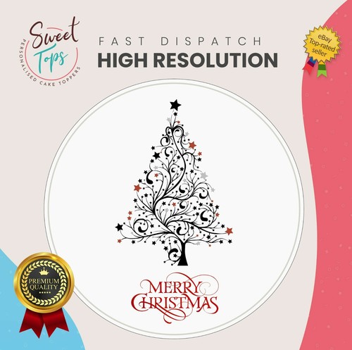 Christmas round edible - christmas,