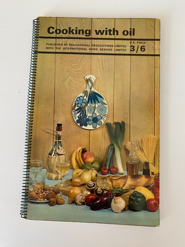 Vintage food book cooking with - vintage,