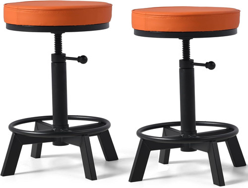 Rustic orange swivel bar - rustic,