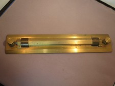 Vintage brass parallel rolling