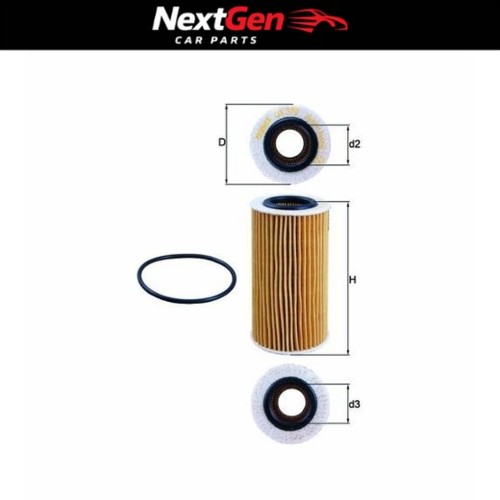 Oil filter mahle ox370d - oil,