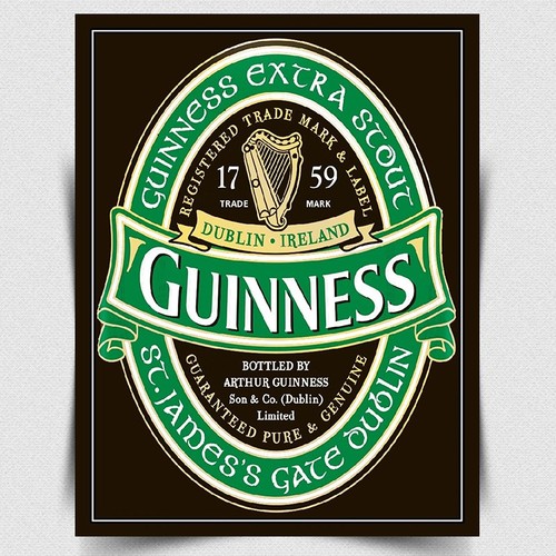 Guinness extra stout - extra, vintage