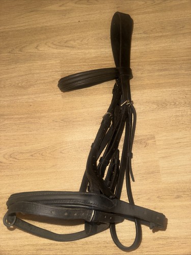 English leather black size cob - leather,