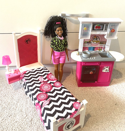 Mattel barbie kitchen bed - barbie,