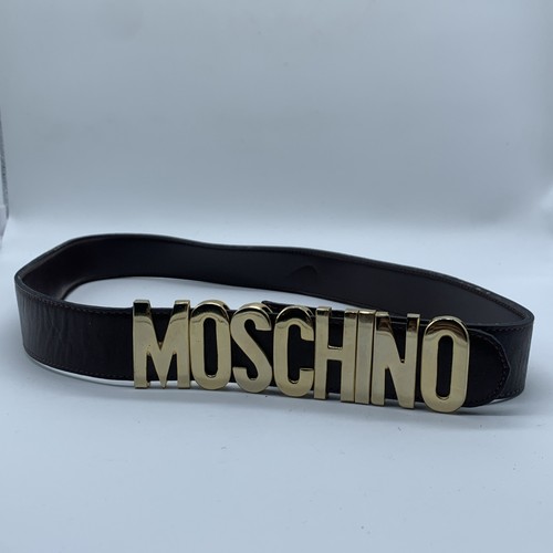 Vtg 90s moschino - vtg, brown