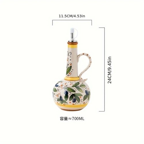 Ceramic olive oil dispenser - oil,