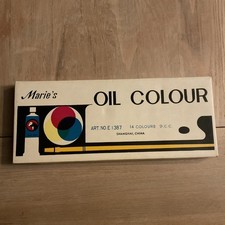 Marie's Oil Colour Vintage Set of 14 in Original Box