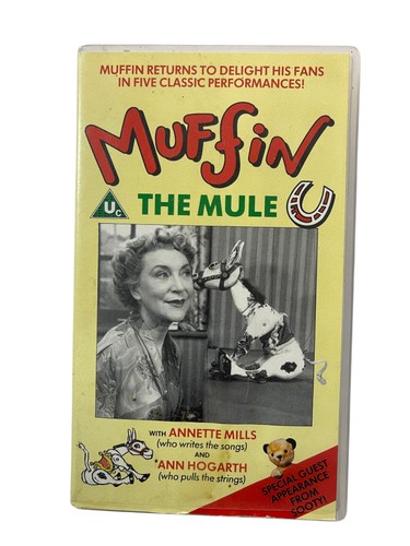 Muffin the mule vhs video - muffin,
