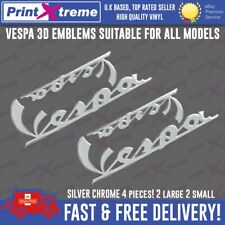 VESPA SIDE & LEGSHIELD Badge EMBLEM raised Sticker for PX T5 GTS GT S LX PK GS