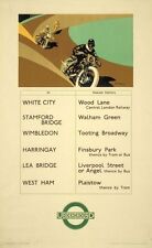 1930's London Speedway Poster