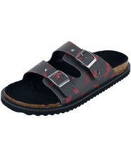 Batman Red Bat Sandals DC Comics Adjustable Holiday Beach Shoes Unisex NEW