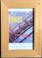 The Beatles Please Please Me photo image in wood Pine Frame 18cm x 13cm
