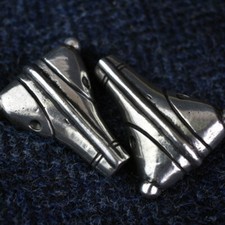 Viking Bear Headed Brooch Pair