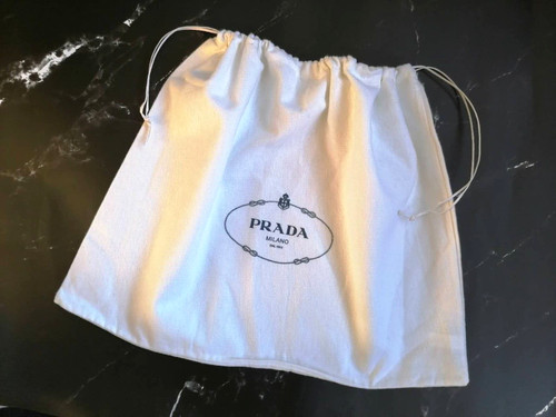 Prada drawstring dust bag - drawstring,