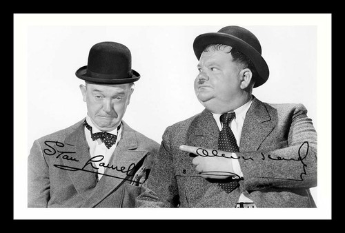 Laurel hardy autograph - &,