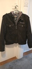 Harley-Davidson willie G Skull  Hooded Jacket with Removable Vest size large
