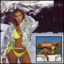 Bahimi Aruba Triangle Top M & Cheeky Bottom M in Lightning Bolt$155