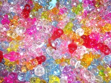 100 x Mixed Coloured Baby Dummy Pacifier Charms Novelty 20mm Crafts
