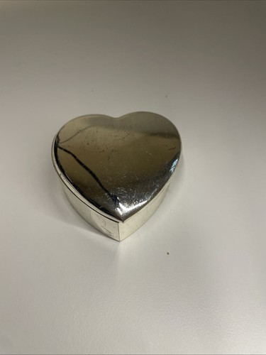 Silver plated heart - silver, shaped