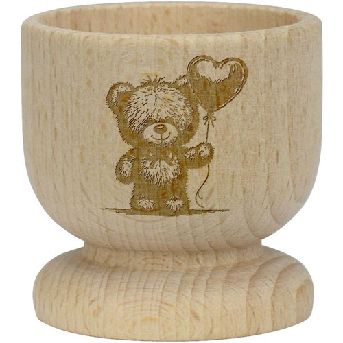 Teddy heart balloon - balloon', wooden