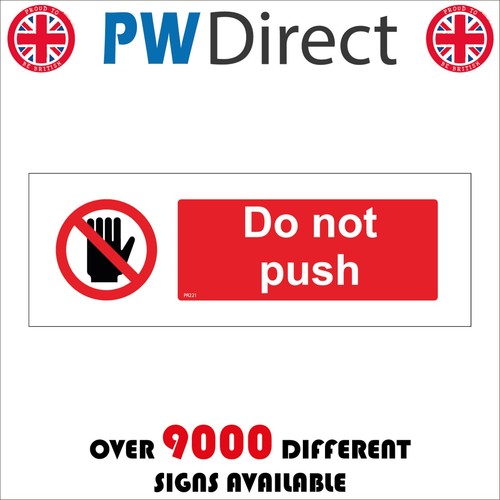 Sign not push - do, automatic