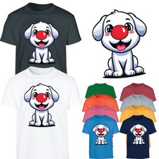Red Boys T-Shirt Dog Lover
