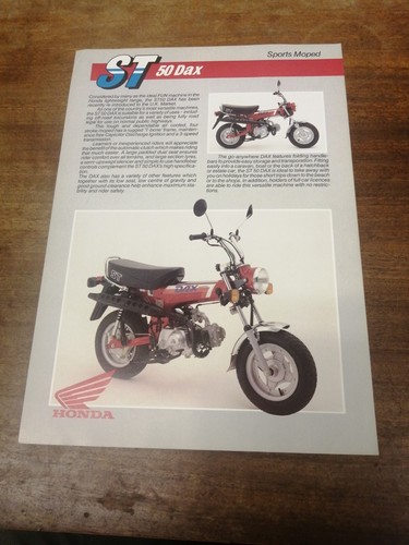 Honda dax sports moped - 50,