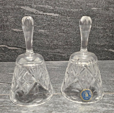 Georgian crystal tutbury ltd bells (no ringer as didnt come with them) x2