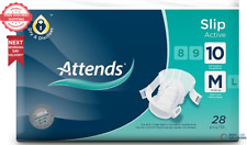 Attends Slip Active 10 Medium - 1 Pack of 28 - All-in-one pads