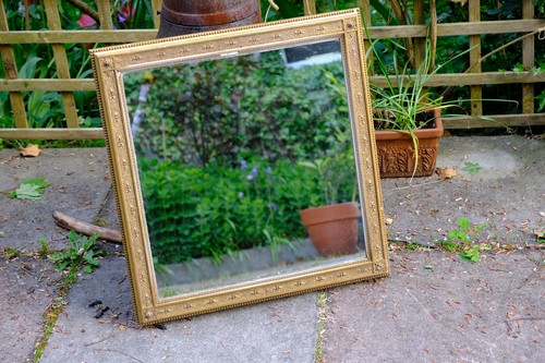 Vintage gold framed old - vintage,