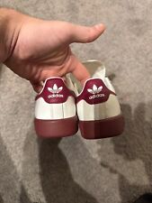Rare Forest Hill’s size 6 white with maroon red trim  without laces 