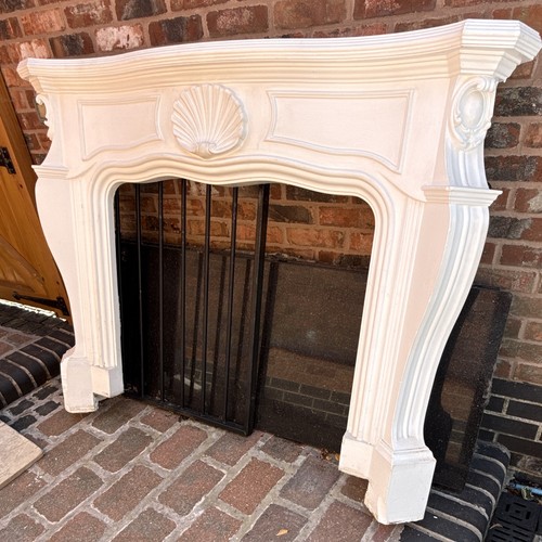 White painted plaster - white,