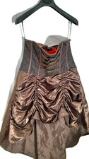 Ladies Brown Steampunk Costume