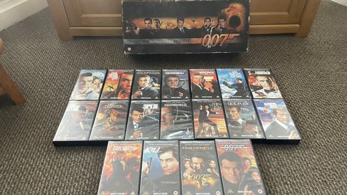 James bond vhs collection - bond,