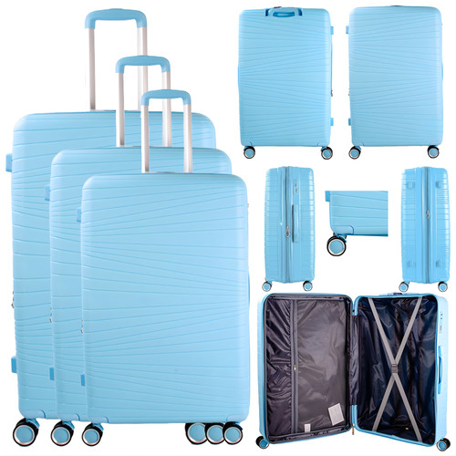 Piece suitcase set hard - 3,