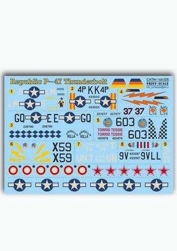 144 republic 47 - 1/144, p-47