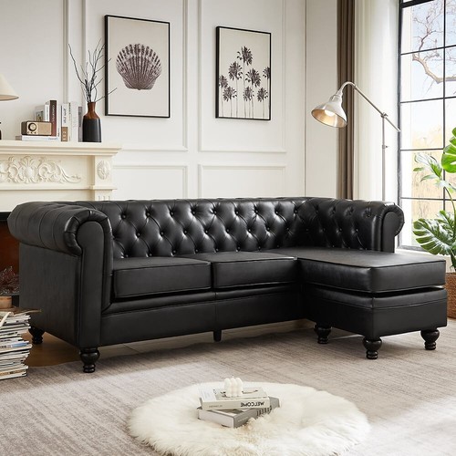 Hertford faux leather shaped - leather,