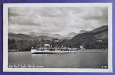 Postcard 'The Teal' Lake Windermere,Cumbria.Boat,Cruise.Postmark X2  RP 1959